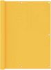 VidaXL Balkonscherm 120x400 cm oxford stof geel online kopen