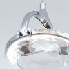 Orion LED hanglamp Moon, K9 kristalglas, 1 lamp, chroom online kopen