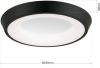 Orion LED plafondlamp Look, zwart/wit online kopen