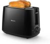 Philips Toaster HD2581/90 Daily Collection geïntegreerde opzethouder voor broodjes, 8 bruiningsgraden, zwart online kopen