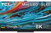 TCL QLED mini led tv 75X925X1, 189 cm/75 ", 8K, Google TV, geïntegreerde onkyo 2.1 soundbar, randloze metalen behuizing online kopen