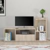 Homemania Tv meubel Sumatra 120x30x30/65 Cm Sonoma Eikenkleurig online kopen
