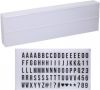 Grundig Led Lightbox 50 X 15 X 5 Cm Incl. 85 Letters En Symbolen Wit online kopen