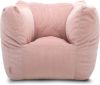 Jollein Fauteuiltje BeanBag Rib Blush Pink online kopen