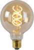 Lucide LED Bulb Filament lamp E27 amber Ã˜9, 5 cm Leen Bakker online kopen